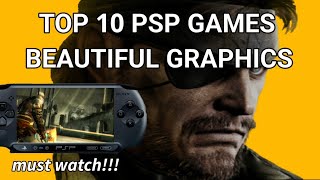 TOP 10 BEST GRAPHICS PSP GAMES [upl. by Anicart]