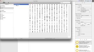 Show Font Awesome Icons in an iOS App built using Xcode 6 and Swift [upl. by Nylhsoj]