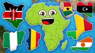 Geography of Africa  Regions Of The World  KLT Geography [upl. by Deerdre]