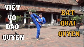 Vovinam  VIỆT VÕ ĐẠO QUYỀN HƯỚNG DẪN ĐÁNH CHẬM Vovinam Ba  Gua Form Tutoral [upl. by Haym]