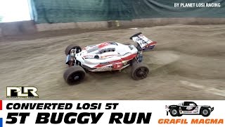 Losi 5iveT buggy testdrive during Hell of Holten [upl. by Antonius]