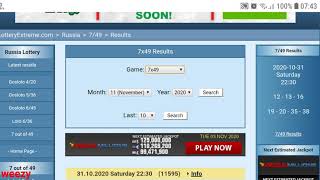 Gosloto 749 first draw predictions and a strategy how to calculate numbers [upl. by Dani]