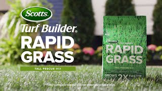 How to Use Scotts® Turf Builder® Rapid Grass Tall Fescue Mix [upl. by Nevlin]