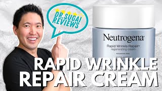 Dr Sugai Reviews Neutrogena Rapid Wrinkle Repair FragranceFree Regenerating Cream with Retinol SA [upl. by Dermott412]