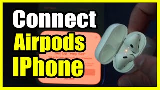 How to Connect Airpods to your Iphone amp Pair Bluetooth Device Easy Tutorial [upl. by Ytisahcal]