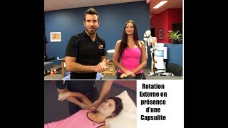 Capsulite Rétractile à lÉpaule  Manque de Rotation Externe [upl. by Rengia]