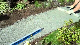 How to build a flagstone walkway part I [upl. by Jacobson876]