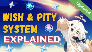 Wish amp Pity System Explained  Complete Guide Genshin Impact [upl. by Athalla313]