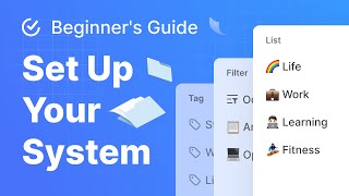 How to Use Smart Lists Regular Lists Tags and Filters  Beginners Guide to TickTick [upl. by Alfi991]