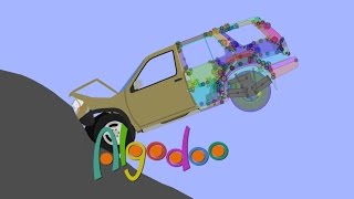 Algodoo crashable car tutorial [upl. by Ehttam]