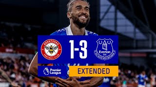 EXTENDED PREMIER LEAGUE HIGHLIGHTS BRENTFORD 13 EVERTON [upl. by Asemaj171]