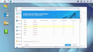 Synology  Creating a User Account and Shared Folder [upl. by Ellinej11]