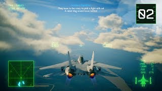 Ace Combat 7  Part 2  F14 Tomcat [upl. by Colner]