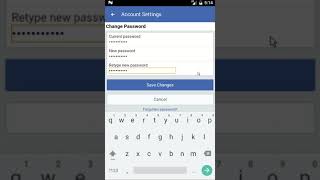 How to change facebook password on android [upl. by Nosoj421]