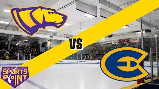 SEMIFINALS UWSP Mens Hockey  Eau Claire vs Stevens Point 3125 [upl. by Janicki]