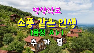 소풍 같은 인생A♭ 추가열 영상악보Video Score [upl. by Nnyleuqcaj]