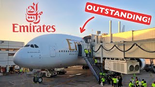 Trip Report  Emirates Airbus A380 Economy  Dubai to Houston [upl. by Mafala]