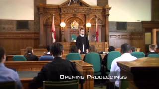 Mock Trial StepbyStep Opening Proceedings [upl. by Parsons388]