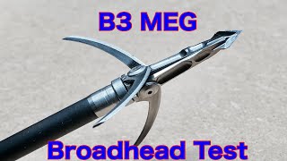 B3 EXOSKELETAL MEG Broadhead Test [upl. by Shank]