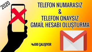 TELEFON NUMARASIZ GMAİL HESABI AÇMA  TELEFON ONAYSIZ  2024 [upl. by Valdas]