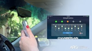 How to Program the ARQ Universal Remote Control with a Garage Door Opener with Switches [upl. by Necyla]