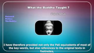 What the Buddha Taught Walpola Rahula 00 [upl. by Lund337]