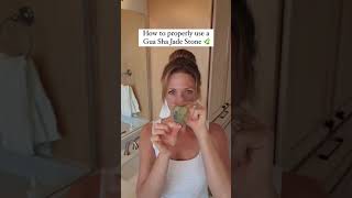 How To Properly Use A Gua Sha Jade Stone [upl. by Aneek444]