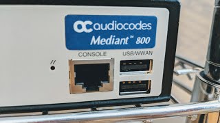 Connect console port AudioCodes Mediant 500 or 800 [upl. by Elsworth]