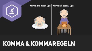 Komma amp Kommaregeln  einfach erklärt [upl. by Sirenay]