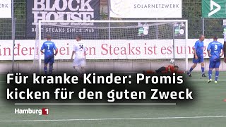 Kicken mit Herz Promis sammeln Spenden [upl. by Ferrigno965]