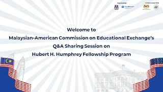 MACEE’s Info Session on Hubert H Humphrey Fellowship Program [upl. by Sarina]