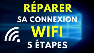 COMMENT RÉPARER LES PROBLÈMES WIFI SUR PC WINDOWS 10  RÉSOUDRE LES PROBLÈMES DE WIFI [upl. by Adnyleb]