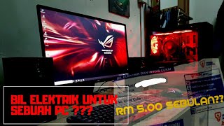 BERAPAKAH BIL ELEKTRIK UNTUK PC [upl. by Ennail591]