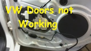 VW Golf 5 Central locking module problem VW locking module not working  VW locking module Fix [upl. by Johnath]