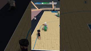 FULL COURT SHOT 🍀  Hoops  Roblox roblox basketballshorts shorts [upl. by Ilyssa]