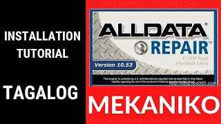 ALLDATA 1053 Auto Repair Installation Tutorial Tagalog [upl. by Violet]