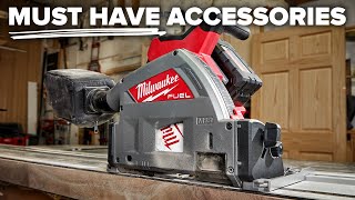 Must Have Accessories For The Milwaukee M18 Track Saw [upl. by Ayaros]