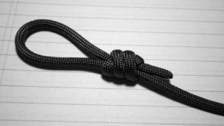 How to Tie a Multiple Overhand SlidingScaffold Knot with Paracord [upl. by Yddub]