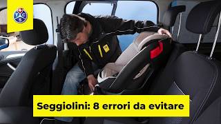 Corso seggiolini auto 8 Errori da evitare [upl. by Enifesoj746]