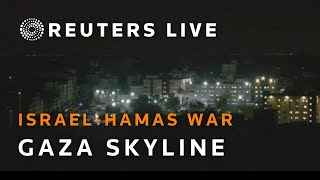 LIVE View of Gaza skyline [upl. by Starbuck]