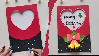 STUNNING Handmade Christmas Card in Minutes Easy amp Beautiful Card  Merry Christmas 🎅🏻 [upl. by Enamart]