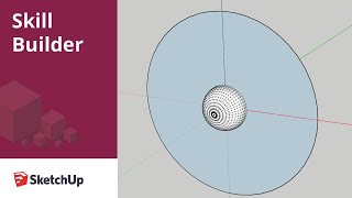 How to build a sphere in SketchUp in 6 seconds  Skill Builder [upl. by Sitoel]