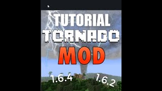 Minecraft  How To Spawn a Tornado using the mod 164 and 162 [upl. by Ellehcal]