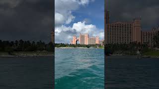 shorts Riding a Ferry boat to beautiful Atlantis resort located on Paradise Island in the Bahamas [upl. by Male]