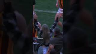 Hawthorn Josh Weddles best  Goal of the year  Footy [upl. by Latnahc]