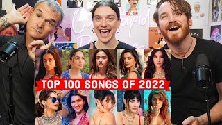 Top 100 HindiBollywood Songs of 2022 REACTION [upl. by Karee]