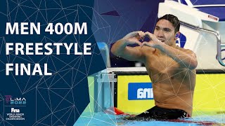 Men 400m Freestyle Final  Full Race  FINA World Junior Swimming Championships [upl. by Marcy]