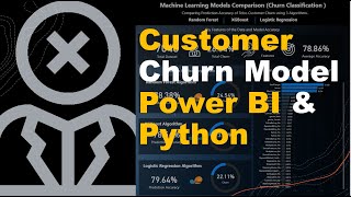 Churn Classification Model Comparison with Power BI and Python [upl. by Hedva690]