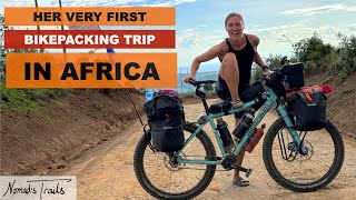 Her First Bikepacking Trip in AFRICA  Cycling around Kenya Episode1 [upl. by Suiravaj]