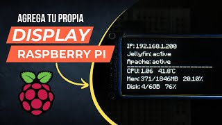 Agrega un DISPLAY de estadísticas a tu servidor con RASBERRY PI ¡Paso a Paso [upl. by Acimahs]